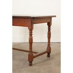 French 19th Century Solid Oak Desk - 3396282