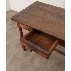 French 19th Century Solid Oak Desk - 3396308