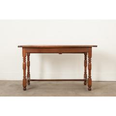 French 19th Century Solid Oak Desk - 3396309