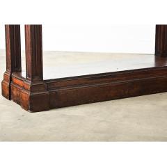 French 19th Century Solid Oak Drapery Table - 4147448