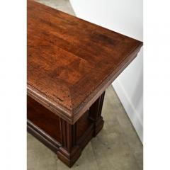 French 19th Century Solid Oak Drapery Table - 4147479