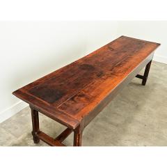 French 19th Century Solid Oak Farm Table - 3696705