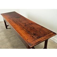 French 19th Century Solid Oak Farm Table - 3696795