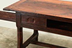 French 19th Century Solid Oak Farm Table - 3795723