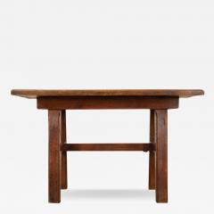 French 19th Century Solid Oak Kitchen Island - 3281291