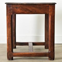 French 19th Century Solid Oak Petite Farm Table - 4254507