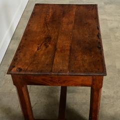 French 19th Century Solid Oak Petite Farm Table - 4254509