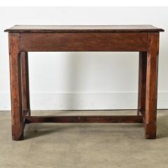 French 19th Century Solid Oak Petite Farm Table - 4254523