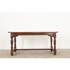 French 19th Century Solid Oak Refectory Table - 2865383