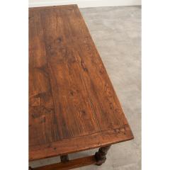 French 19th Century Solid Oak Refectory Table - 2865387