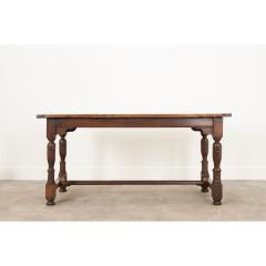 French 19th Century Solid Oak Refectory Table - 2865390