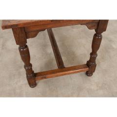 French 19th Century Solid Oak Refectory Table - 2865392