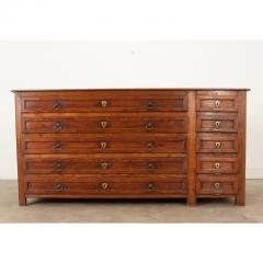 French 19th Century Solid Oak Sacristy Cabinet - 3126055