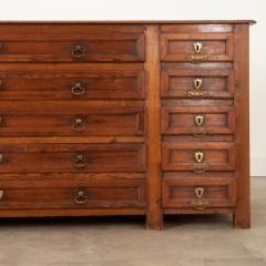 French 19th Century Solid Oak Sacristy Cabinet - 3126072