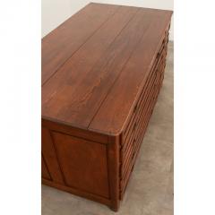 French 19th Century Solid Oak Sacristy Cabinet - 3126088