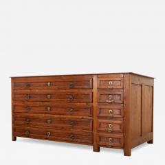 French 19th Century Solid Oak Sacristy Cabinet - 3132530