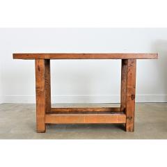 French 19th Century Solid Oak Workbench - 4759167