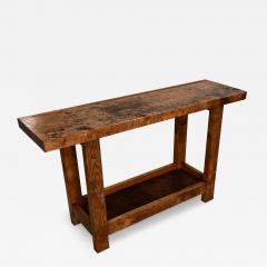 French 19th Century Solid Oak Workbench - 4789768