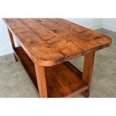 French 19th Century Solid Oak Workbench - 4798355