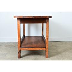 French 19th Century Solid Oak Workbench - 4798358
