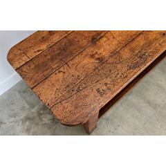 French 19th Century Solid Oak Workbench - 4798375
