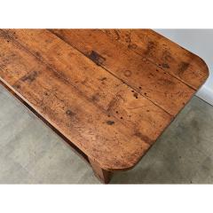 French 19th Century Solid Oak Workbench - 4798378