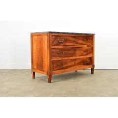 French 19th Century Solid Walnut Commode - 4349234