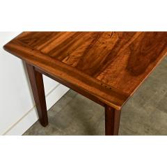 French 19th Century Solid Walnut Dining Table - 3877300