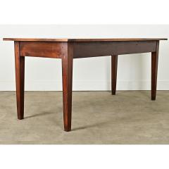 French 19th Century Solid Walnut Dining Table - 3877372