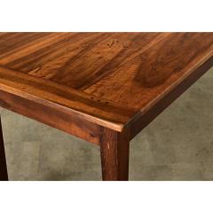 French 19th Century Solid Walnut Dining Table - 3877392