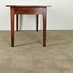 French 19th Century Solid Walnut Dining Table - 3877471