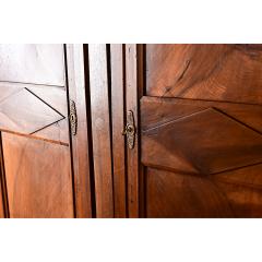 French 19th Century Solid Walnut Empire Armoire - 4071057
