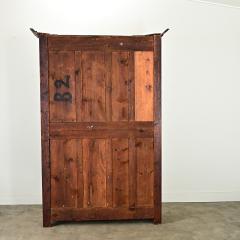 French 19th Century Solid Walnut Empire Armoire - 4071089