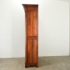 French 19th Century Solid Walnut Empire Armoire - 4071094
