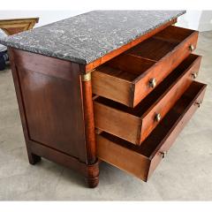 French 19th Century Solid Walnut Empire Commode - 4688329