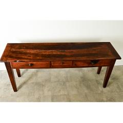 French 19th Century Solid Walnut Server - 3935013