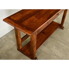 French 19th Century Solid Walnut Server - 3954687