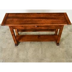 French 19th Century Solid Walnut Server - 3954689