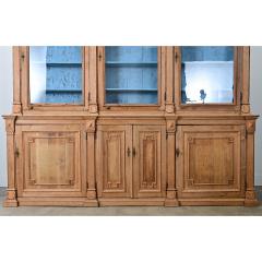 French 19th Century Stripped Oak Bibliotheque - 4798052