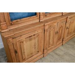 French 19th Century Stripped Oak Bibliotheque - 4798053