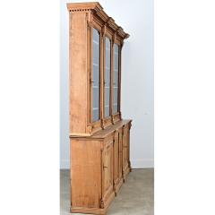 French 19th Century Stripped Oak Bibliotheque - 4798054