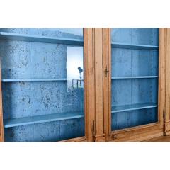 French 19th Century Stripped Oak Bibliotheque - 4798057