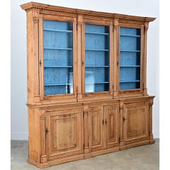 French 19th Century Stripped Oak Bibliotheque - 4798059