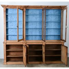 French 19th Century Stripped Oak Bibliotheque - 4798063