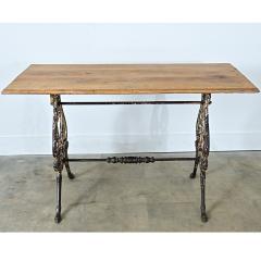 French 19th Century Tavern Table with Oak Top - 4798719