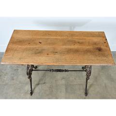 French 19th Century Tavern Table with Oak Top - 4798721