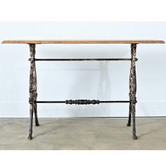 French 19th Century Tavern Table with Oak Top - 4798741