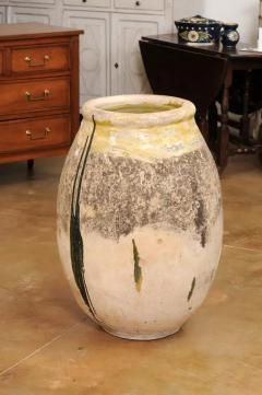 French 19th Century Terracotta Biot Jar with Yellow Glaze and Rustic Character - 3564373