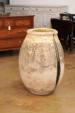 French 19th Century Terracotta Biot Jar with Yellow Glaze and Rustic Character - 3564381