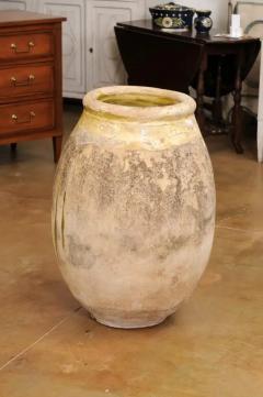 French 19th Century Terracotta Biot Jar with Yellow Glaze and Rustic Character - 3564395